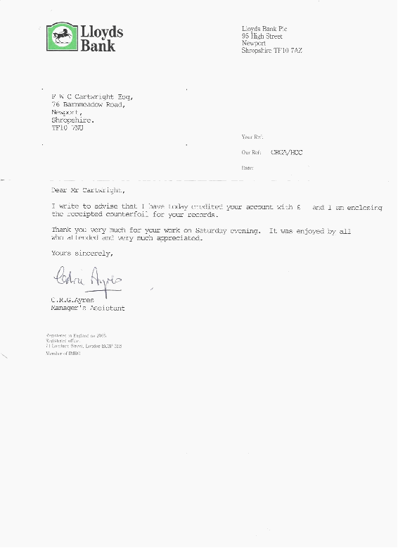 Letter scan